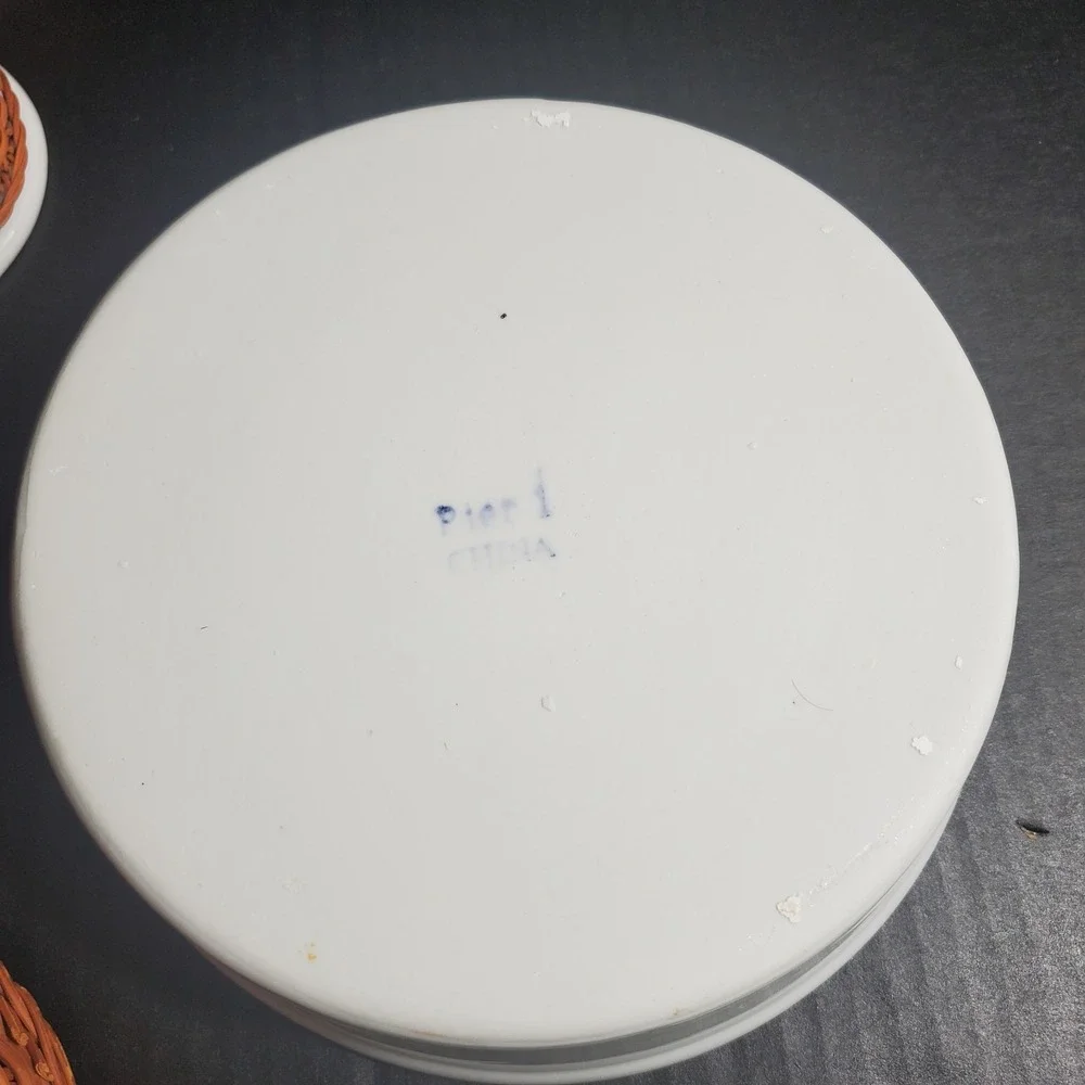 Pier 1 - Set Of 4 White‎ Ramekins & 8